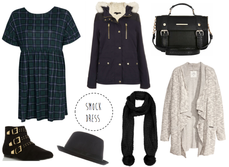 what to wear with: a smock dress
