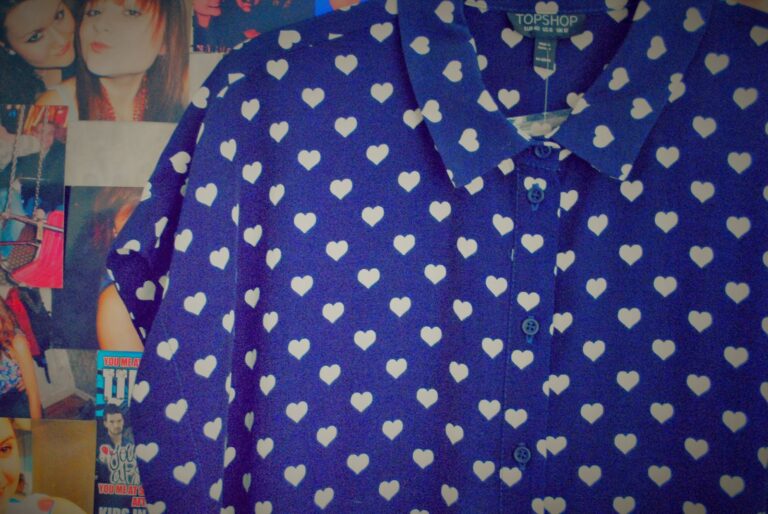 Heart Blouse; Topshop