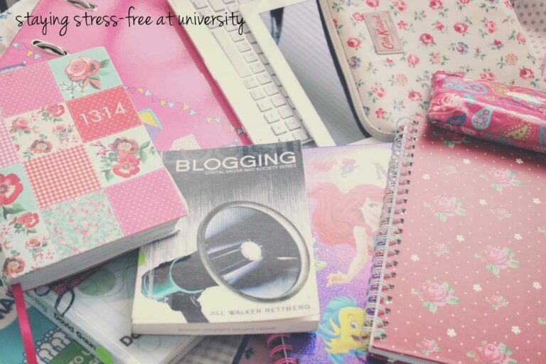 staying organised and stress-free in University