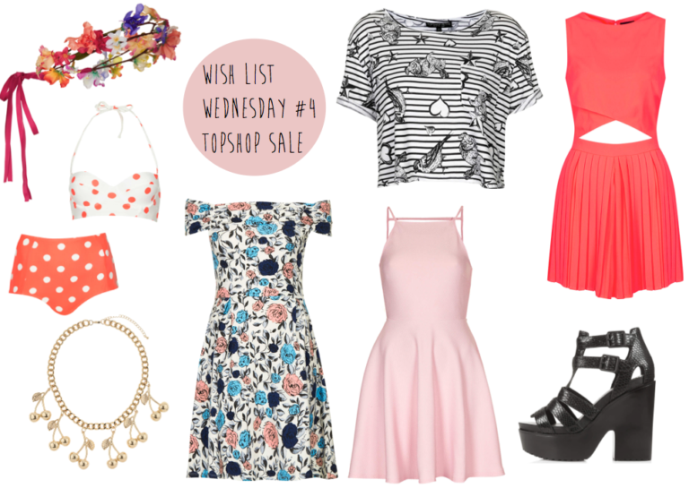 Wish-list Wednesday #4; Topshop Sale