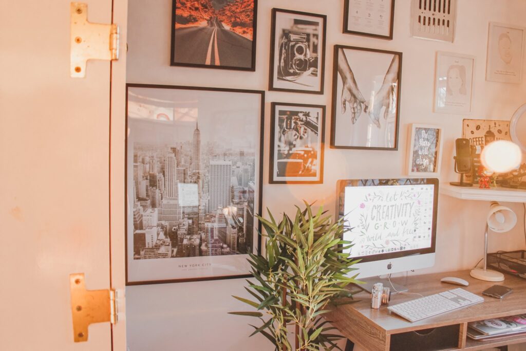Office Makeover w/ Poster Store - Sarahlaublogs